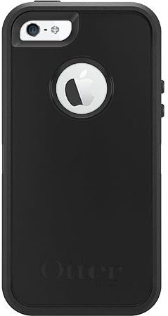 Otterbox Defender Series Case for Iphone 5 & 5s - Retail Packaging - Black