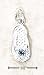 Sterling Silver December CZ Birthstone Flip Flop Charm - JewelryWeb