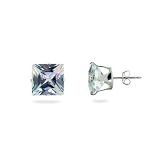 Eve's Addiction Pimp My Ears Large 10mm Square CZ Studs