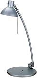 Stretch Modern Design Silver Gray Finish Metal Adjustable Desk Lamp