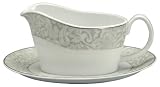 Oneida Michelangelo Gravy Boat with Saucer