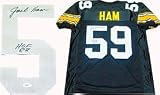 Jack Ham HOF 88" Autographed / Signed Pittsburgh Steelers Jersey (JSA)"