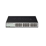 D-Link DGS-1024D 24-Port 101001000 Unmanaged Rackmountable Desktop Switch
