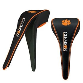 Clemson Tigers College NCAA Logo Single Magnetic Golf Driver Headcover Clemson Tigers College NCAA Logo Single Magnetic Golf Driver Headcover