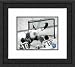 Framed Gerry Cheevers Boston Bruins Photograph