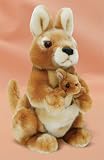 Plush Kangaroo with Baby S 8
