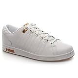 K*swiss Lozan Tonguetwister - 7 Uk - White & Gold - Leather