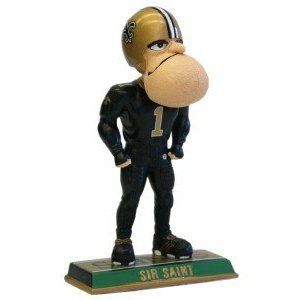 New Orleans Saints Sir Saint Forever Collectibles End Zone Edition Bobble Head