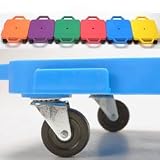 Cramer Products Scooter Boards 291 12 Inch Scooter Board - Set Of 6 Colors - Ball Bearing