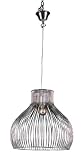 Trans Globe Lighting PND-606 ST 16-1/2-Inch 1-Light Pendant, Stainless Steel
