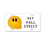 Eff Off Wall Street WE ARE THE 99% OWS Protest Fiberglass License Plate