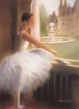 Ballerina By the Window Art Print Poster By Lee Bomhoff, 8  x 10 