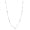14k White Gold Diamond Station Necklace (3/4 cttw, H-I Color, I1 Clarity), 18