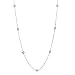 Jewelry : 14k White or Yellow Gold Diamond Station Necklace (3/4 cttw, H-I Color, I1 Clarity), 18"