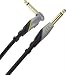 Monster Performer 500 Instrument Cable - Right Angle to Straight 1/4 Inch Plugs, 12 Feet