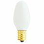 Feit Electric BP4C7/W/4 4-Watt C7 Night Light Bulb with Candelabra Base, White, 4 Pack