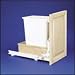 Single 35 Quart Bottom Mount Pull-Out Waste Container