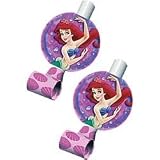 Little Mermaid Blowout Horns (8 count)