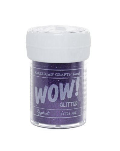 American Crafts Glitter, Extra Fine Eggplant