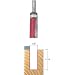 Freud 50-101 1/2-Inch Diameter Top Bearing Flush Trim Router Bit with 1/4-Inch Shank