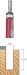 Freud 50-101 1/2-Inch Diameter Top Bearing Flush Trim Router Bit with 1/4-Inch Shank