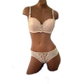 Bikini Panty - Embroidered 3 Tone Sexy Bikini Panty - Bra offered separately