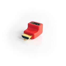 Right Angle HDMI Adapter - 270 degrees. Supports HDMI High Speed with Ethernet, full HD and 3D TV.