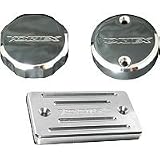 03-06 HONDA CBR600RR: VORTEX FRONT BRAKE RESERVOIR CAP - CHROME (CHROME) by Vortex