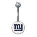 New York Giants belly button ring
