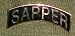 SAPPER Tab Small Hat Pin