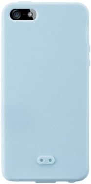 Simplism Japan TR-SCIP12-AQ/EN Silicone Case Set for iPhone 5 - 1 Pack - Retail Packaging - Aqua