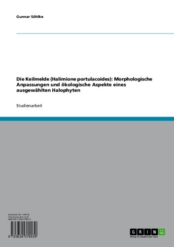 Die Keilmelde (Halimione portulacoides): Morphologische Anpassungen und ökologische Aspekte eines ausgewählten Halophyten (German Edition)
