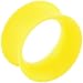 Single Silicone Double Flared Skin Eyelet: 5/8g 1/2 Yellow