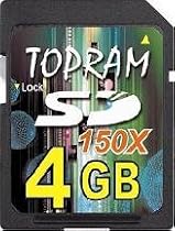 Topram 4GB 150X SD Secure Digital Card