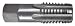 Tools & Hardware : Greenfield Tap & Die 1/2-14 5fl Hss Nptf Gtd Interrupted Pipe Tap