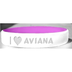 Buy I Love Aviana Custom Wristband by Shop Zeus