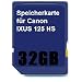 32GB Speicherkarte für Canon IXUS 125 HS