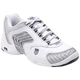 K-Swiss Men's Glaciator White/Gray/Navy (WIDTH: Medium, SHOE SIZE:9)
