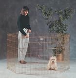Pet Supplies : Midwest Gold-Zinc 30-Inch-High Indoor/Outdoor Exercise Pet Pen