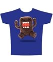 Domo-kun Officially Licensed Royal Blue Plush Tee Shirt T-shirt