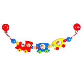 Train Wooden Pram Chain