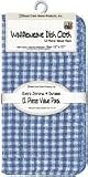 ROYAL CREST 12 Pack Waffle Weave Dish Cloth, Assorted plaid patterns