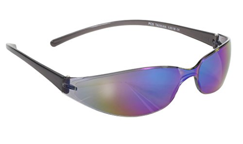 Pacific Coast Skinny Joes Slim Glasses (Black Frame/Color Mirror Lens)