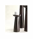 Poise Wooden Pillar Candle Holder by AdV