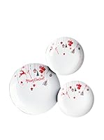 Merry Christmas Bianco/Rosso