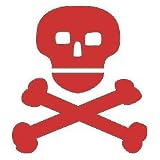 Reflective Stickers, Hard Hat Decals Skull and Crossbones