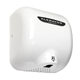 XLERATOR XL-BW Automatic High Speed Hand Dryer with White Thermoset (BMC) Cover, 12.5 A, 110/120 V
