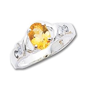 Buy Sterling Silver Citrine ring by A Great Jewelry Co.