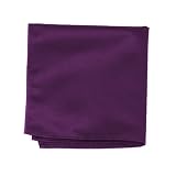 Solid Color Pocket Square by Jacob Alexander - Eggplant Purple