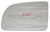 MIRROR GLASS hyundai SONATA 89-91 view lh